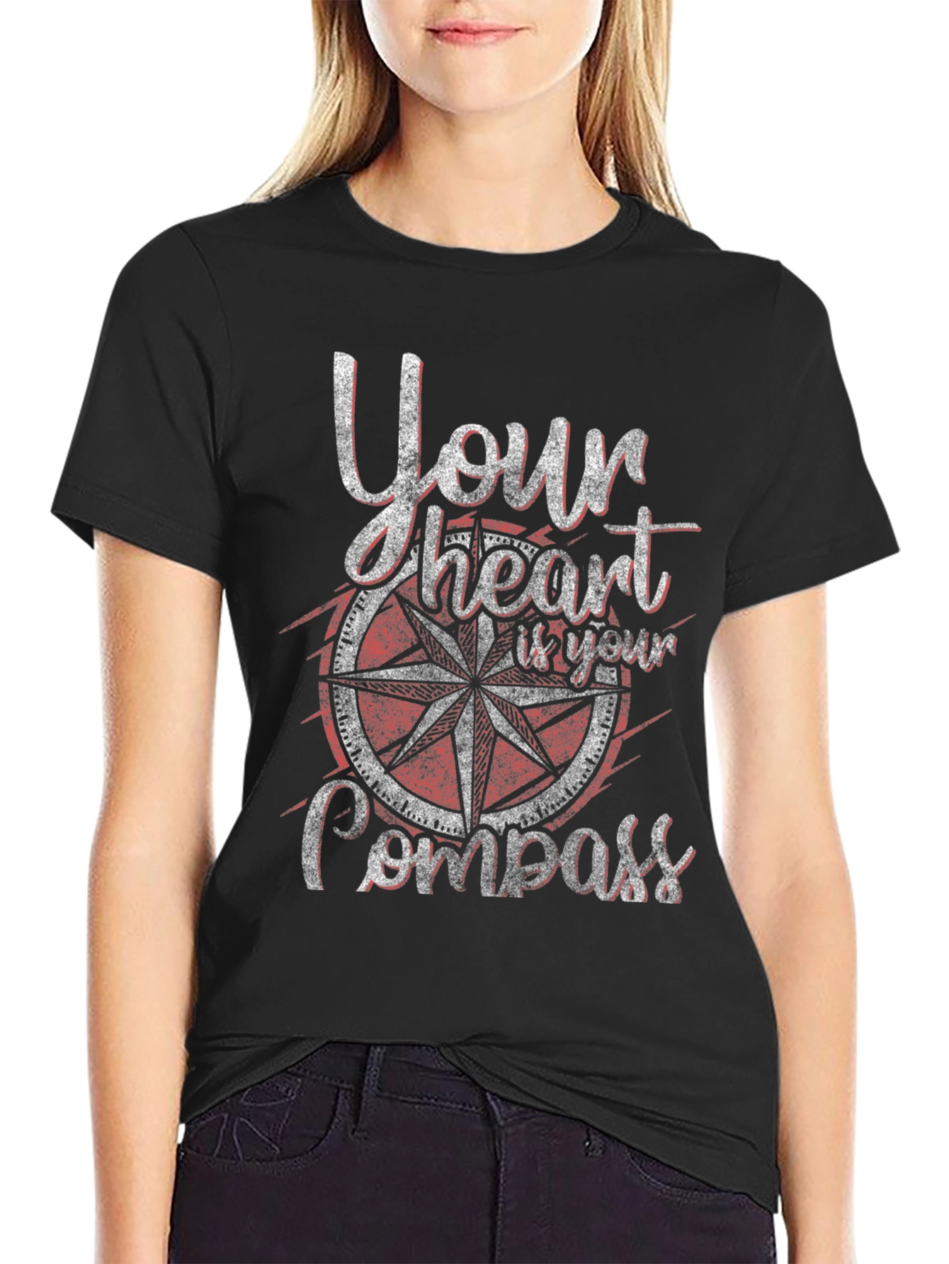 Your Heart Compass Graphic Tee