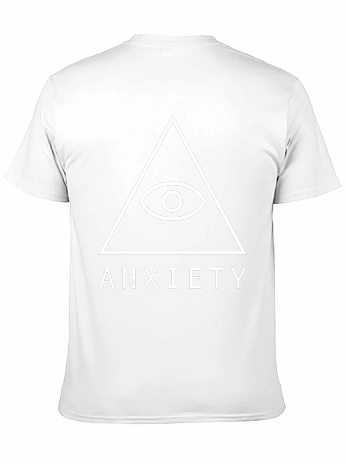 Anxiety Pyramid Eye Black T-Shirt