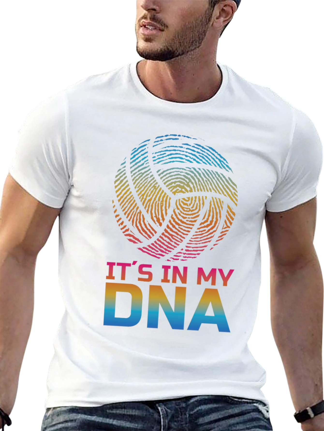 Volleyball DNA Graphic T-Shirt
