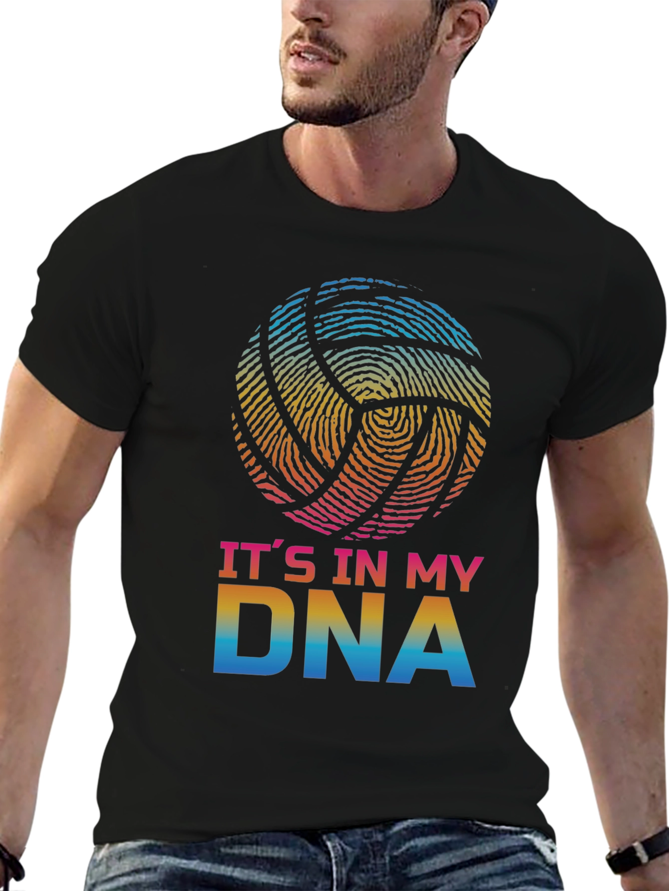Volleyball DNA Graphic T-Shirt