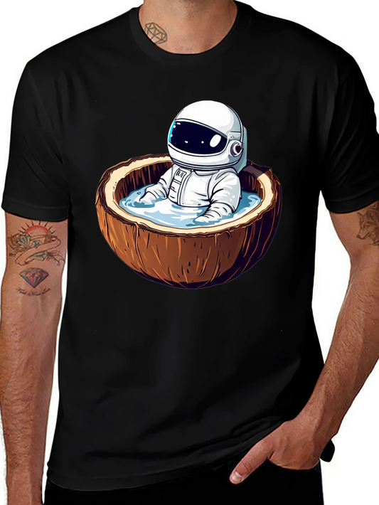 Astronaut Coconut Bathing T-Shirt