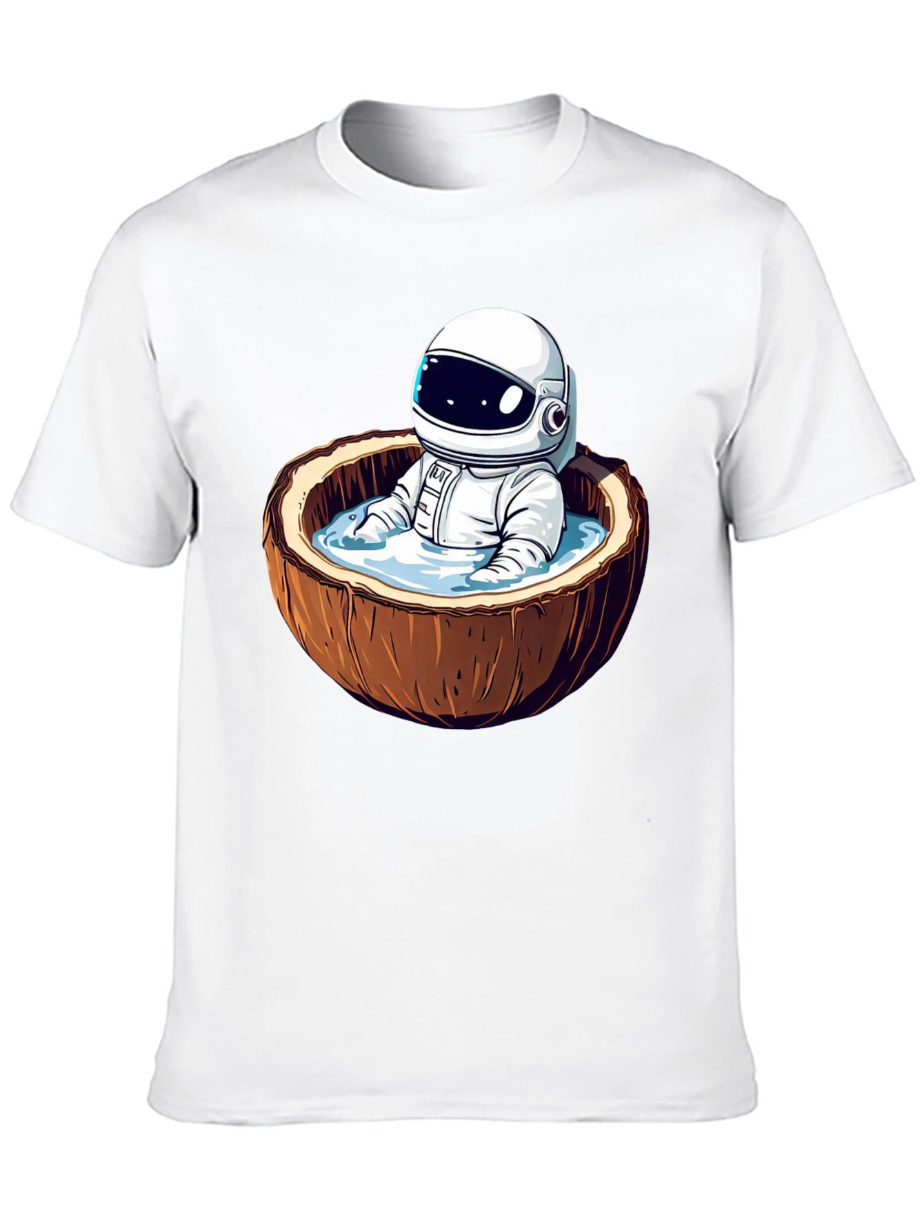 Astronaut Coconut Bathing T-Shirt