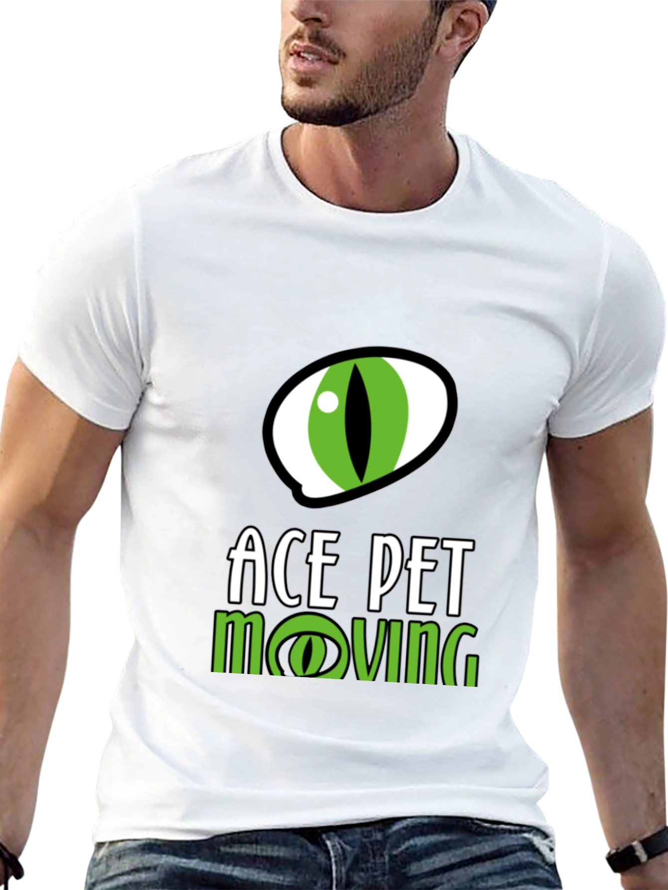 Ace Pet Moving Black T-Shirt