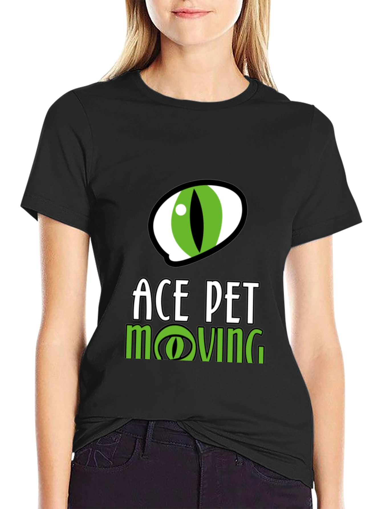 Ace Pet Moving Black T-Shirt