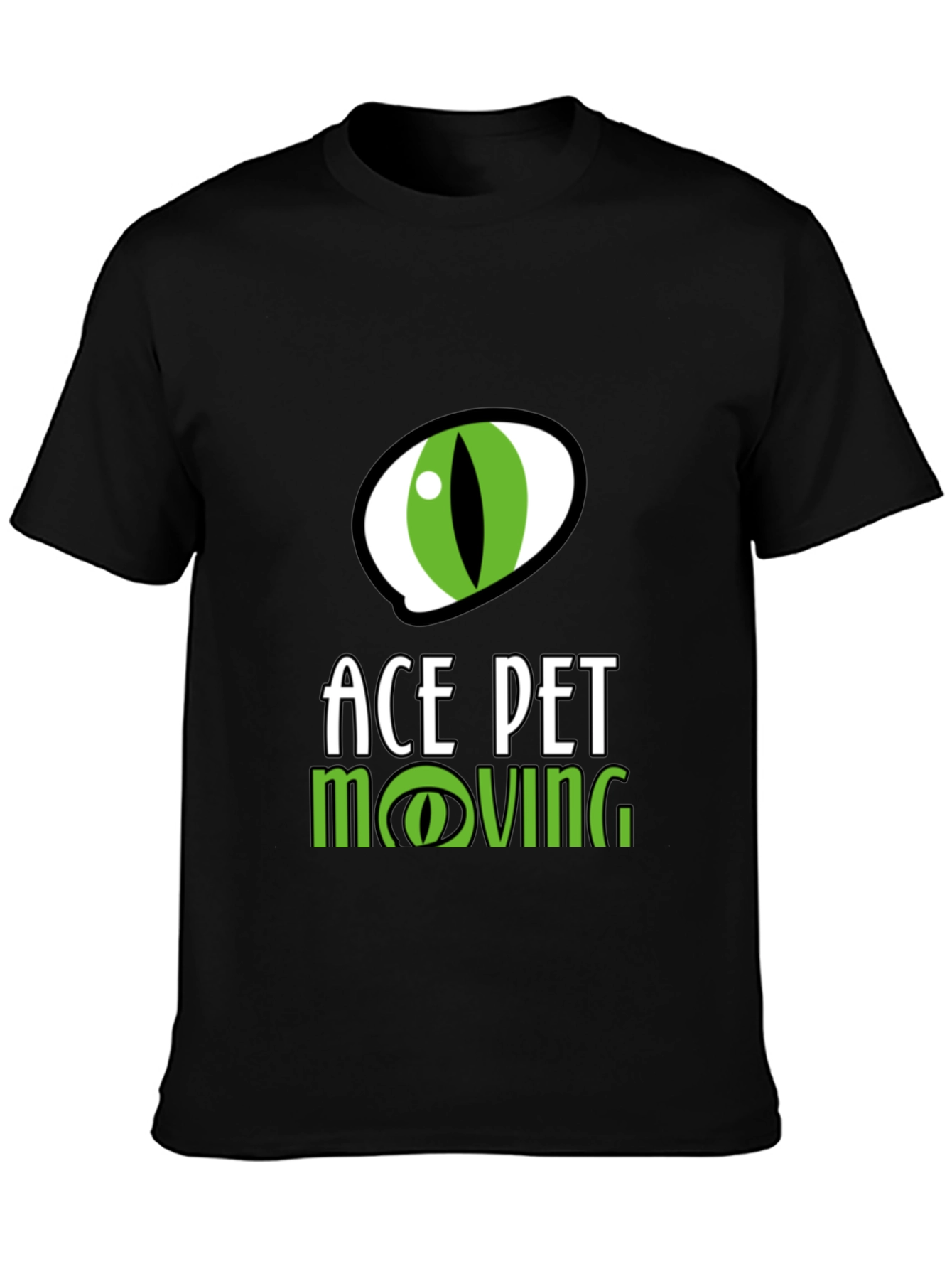 Ace Pet Moving Black T-Shirt