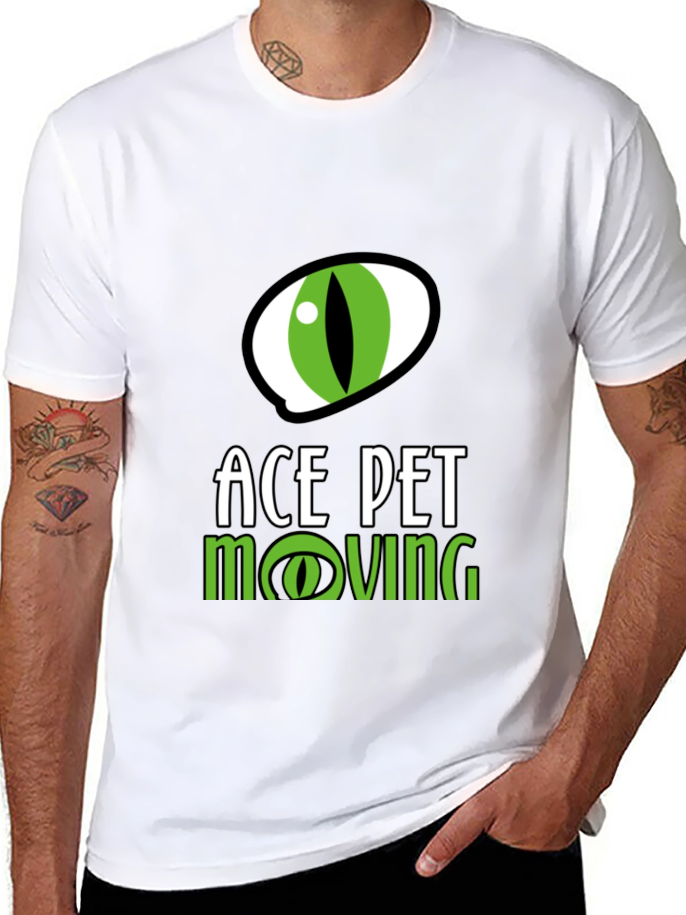 Ace Pet Moving Black T-Shirt