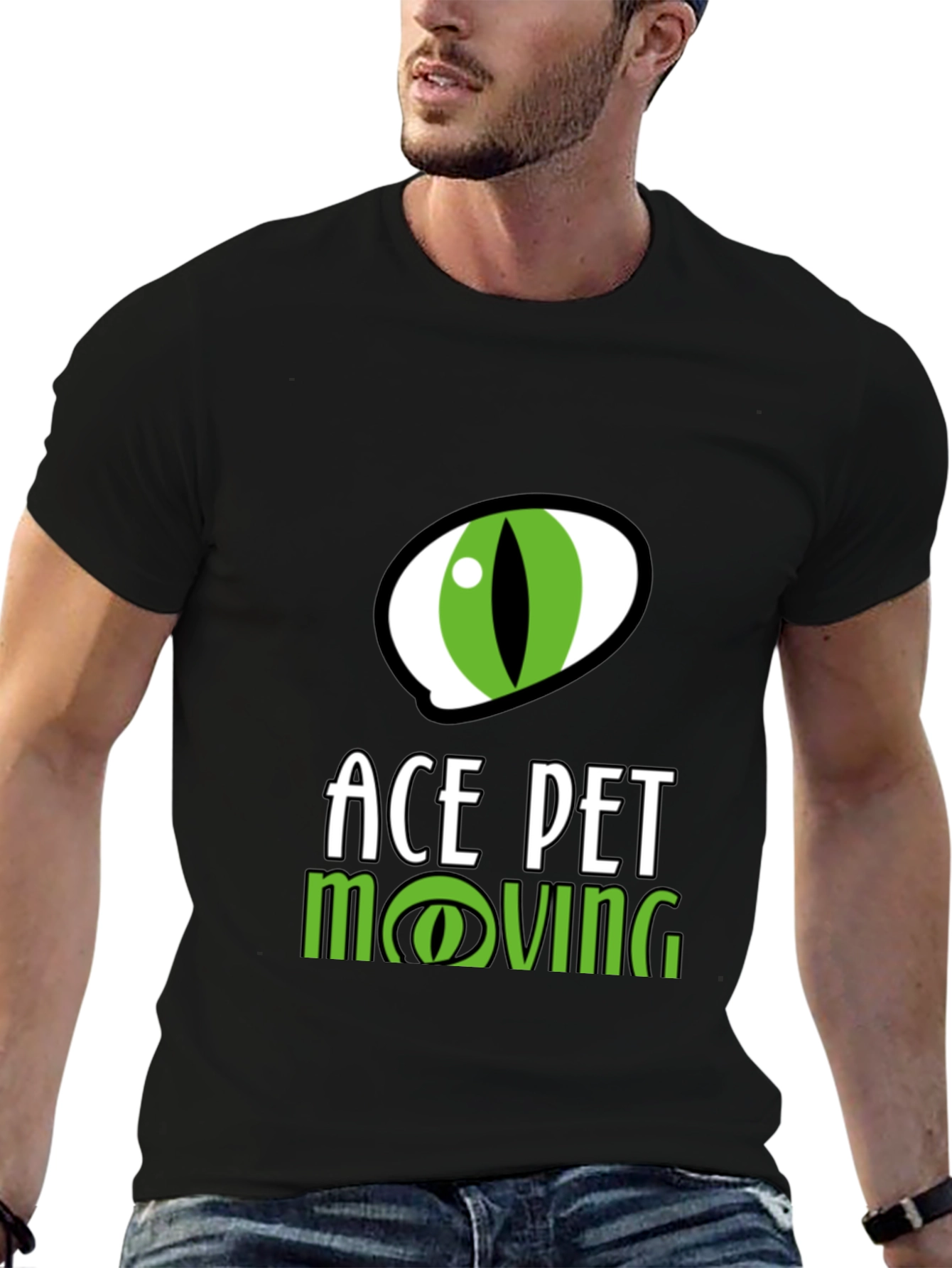 Ace Pet Moving Black T-Shirt