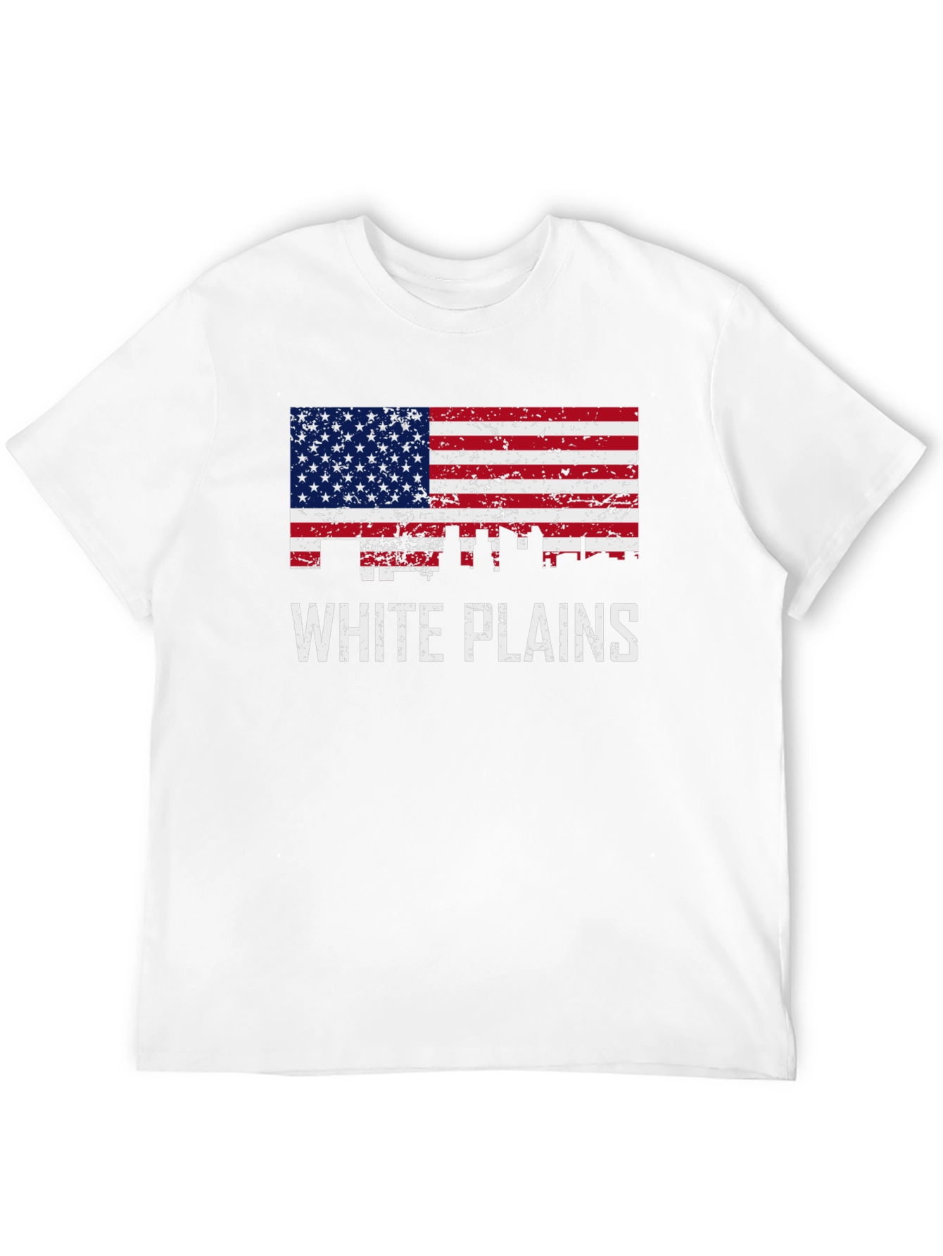White Plains American Flag T-Shirt