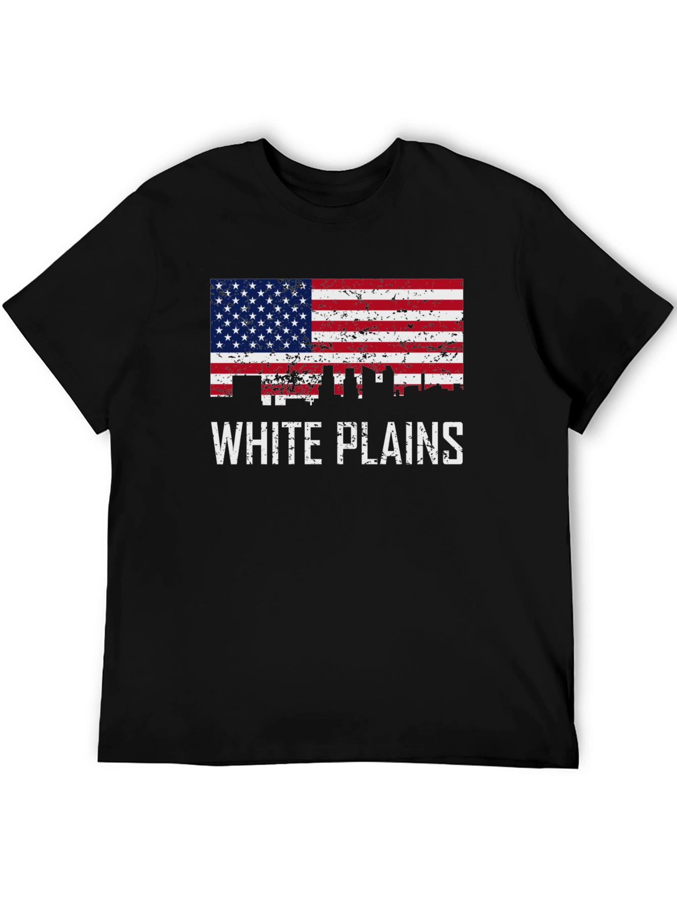 White Plains American Flag T-Shirt