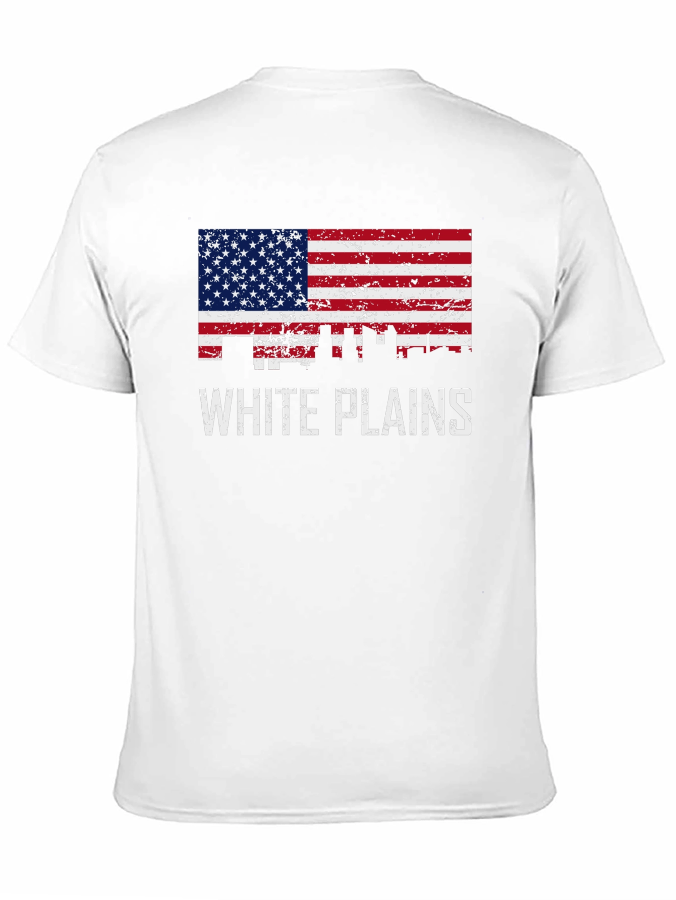 White Plains American Flag T-Shirt
