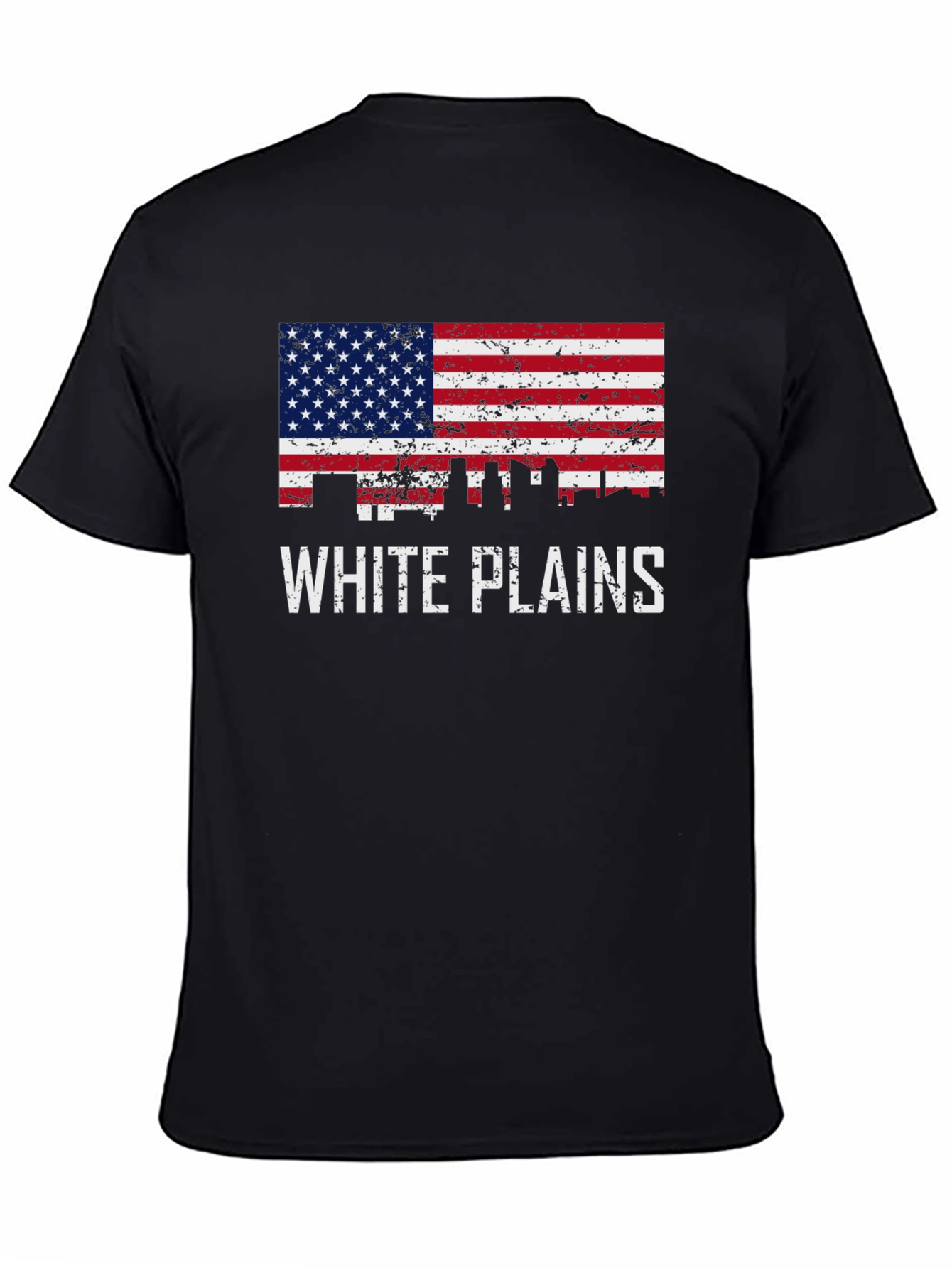 White Plains American Flag T-Shirt