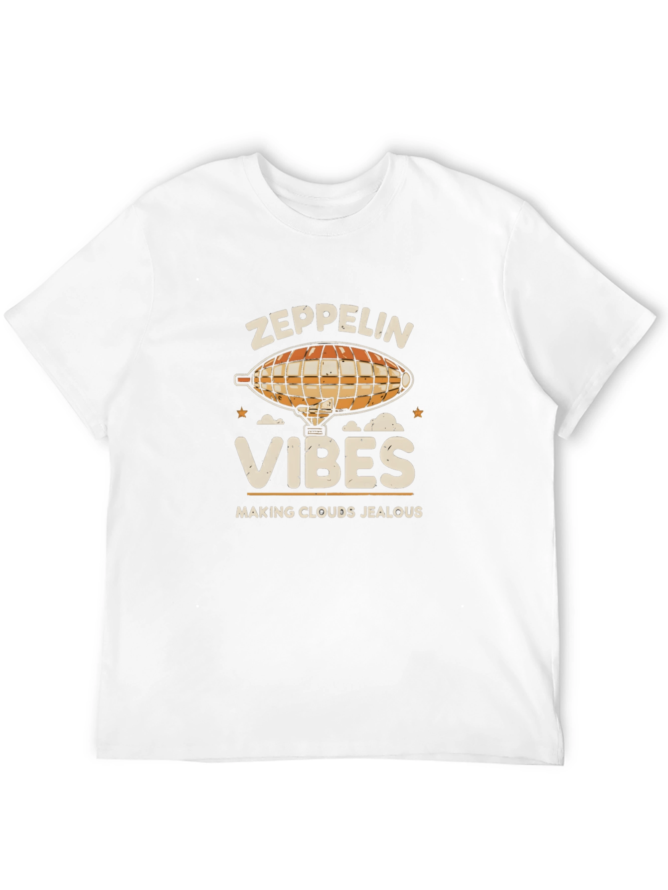 Zeppelin Vibes Graphic T-Shirt - Cloud Jealous