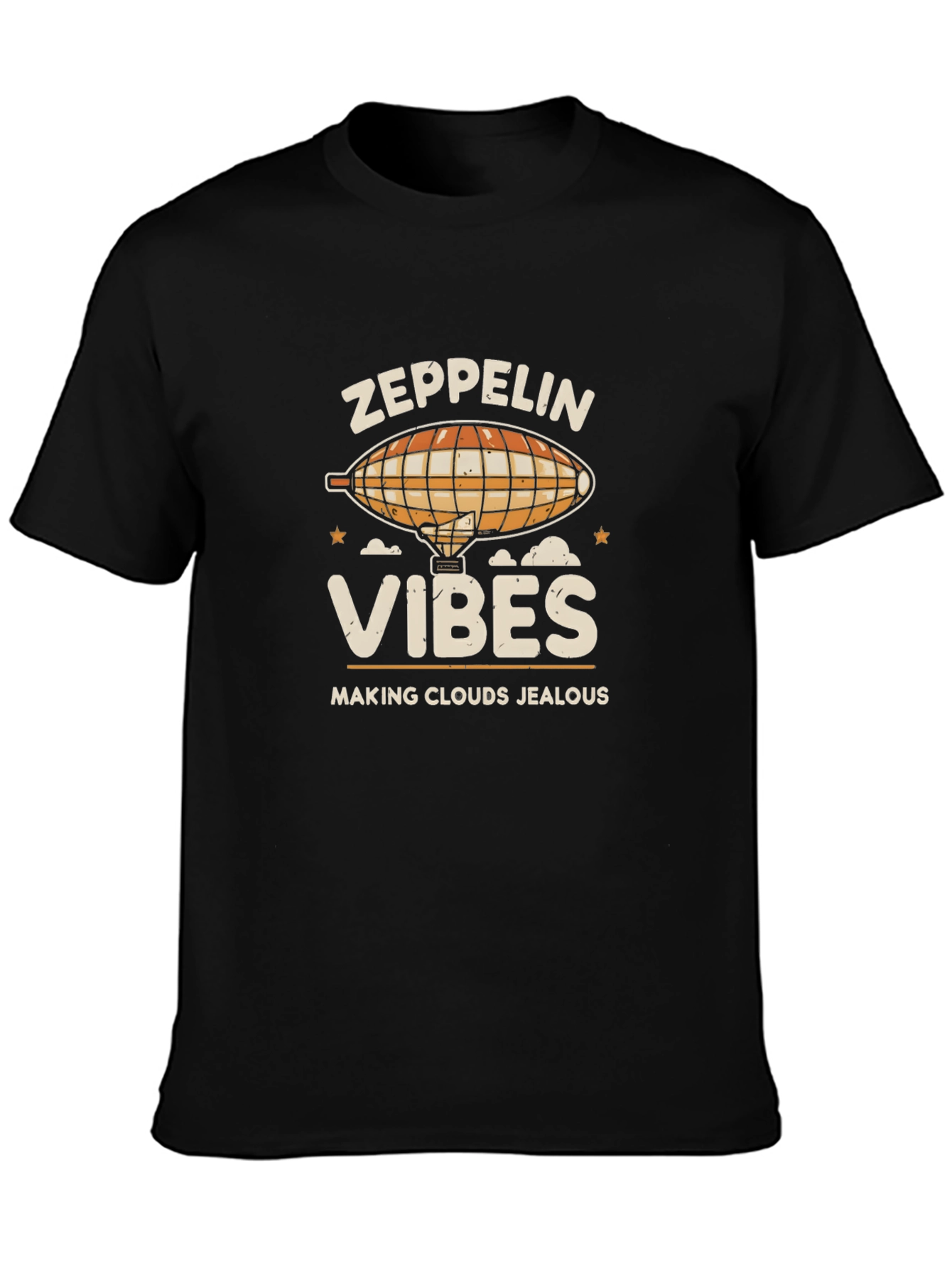 Zeppelin Vibes Graphic T-Shirt - Cloud Jealous
