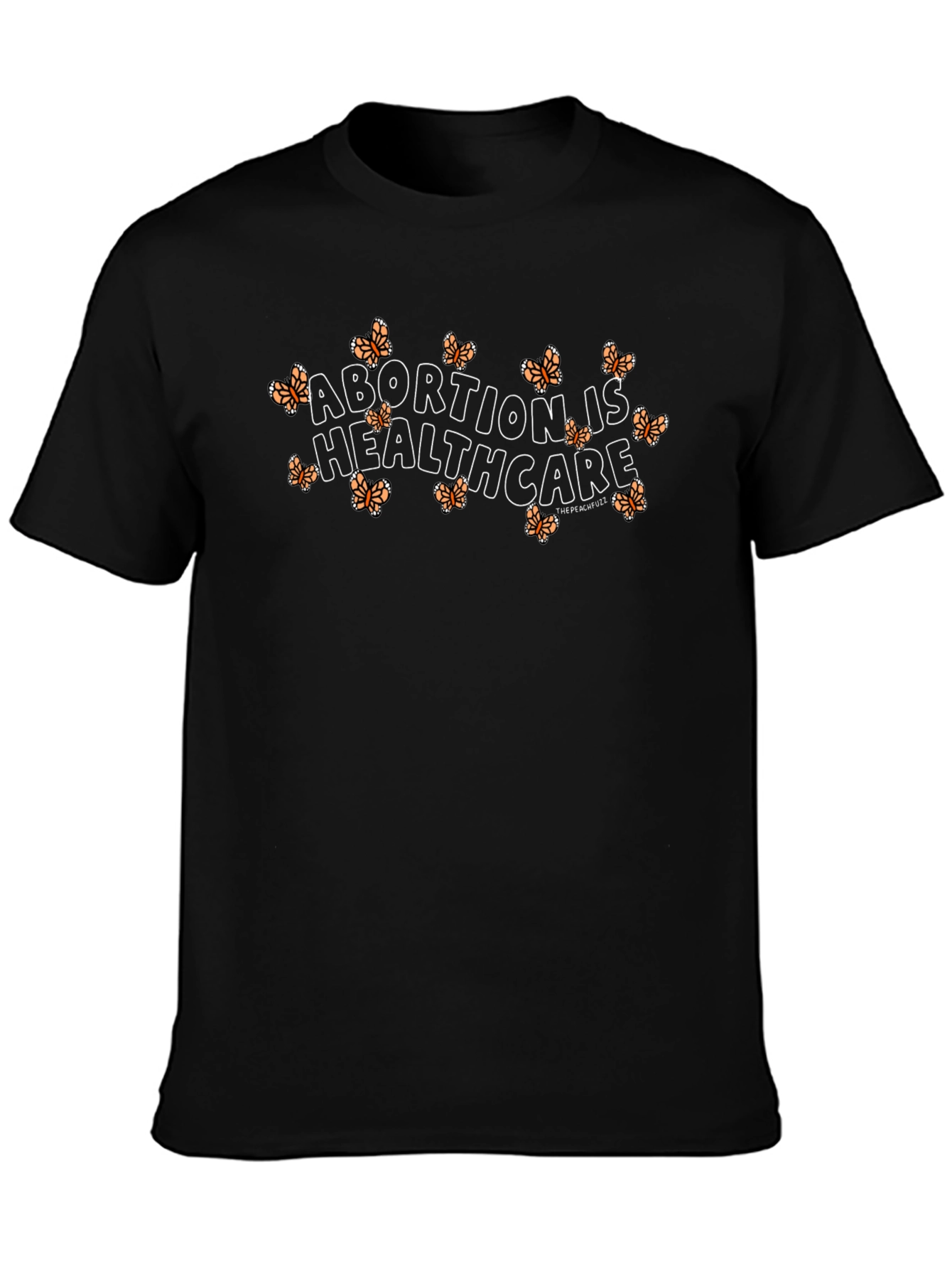 Abortion is Healthcare Butterfly Graphic T-Shirt