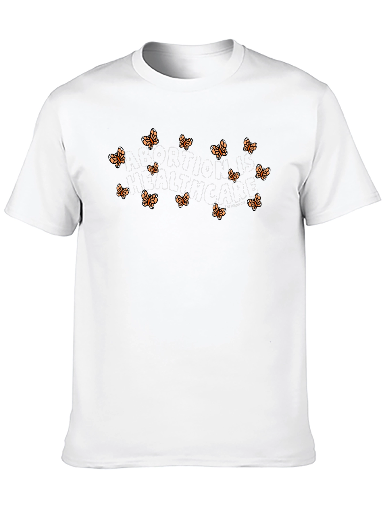 Abortion is Healthcare Butterfly Graphic T-Shirt