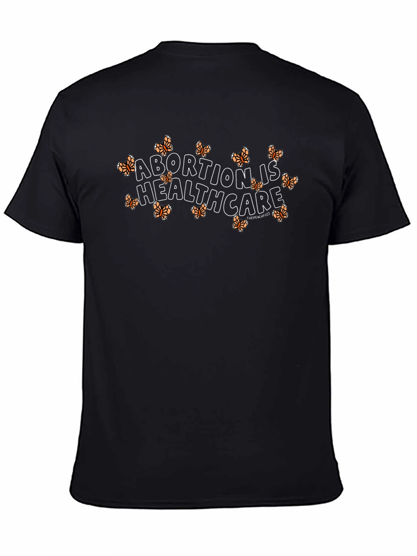 Abortion is Healthcare Butterfly Graphic T-Shirt
