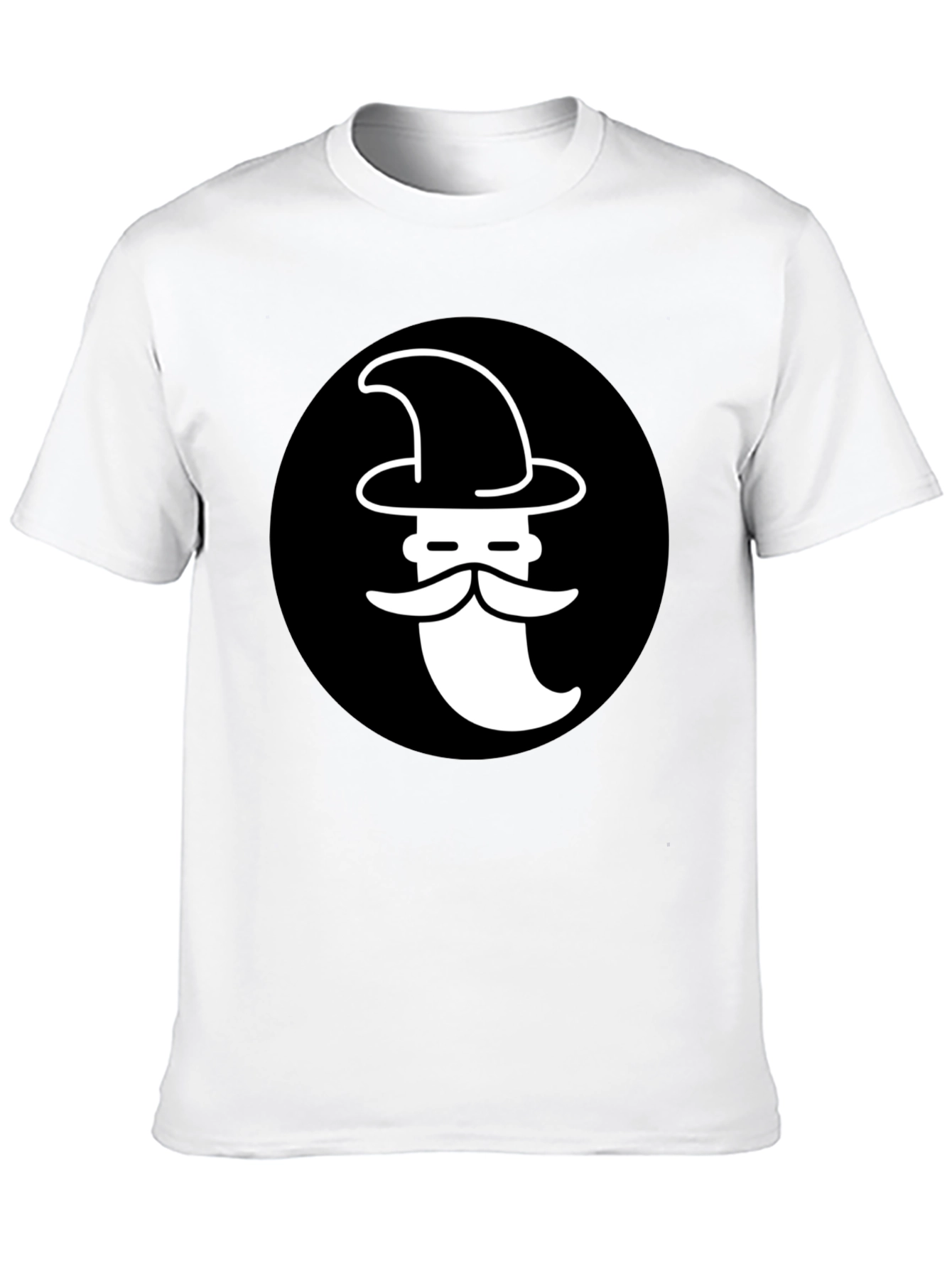 Wizard Graphic T-Shirt - Black Cotton Tee