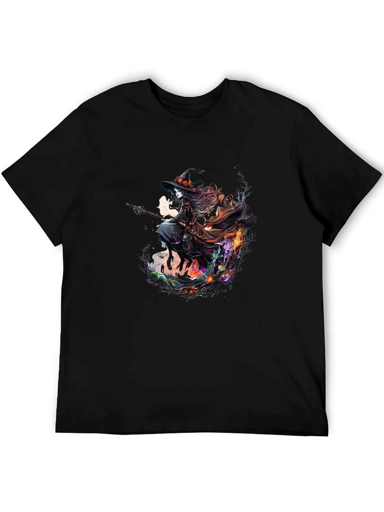 Witch Flying T-Shirt - Halloween Tee