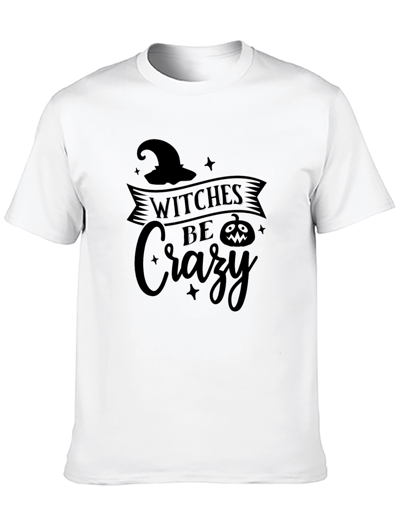 Witches Be Crazy Halloween T-Shirt - Black