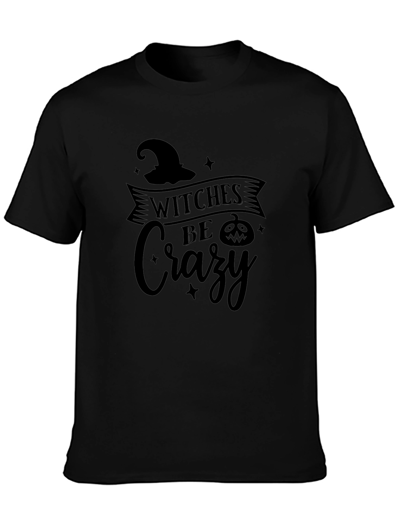 Witches Be Crazy Halloween T-Shirt - Black