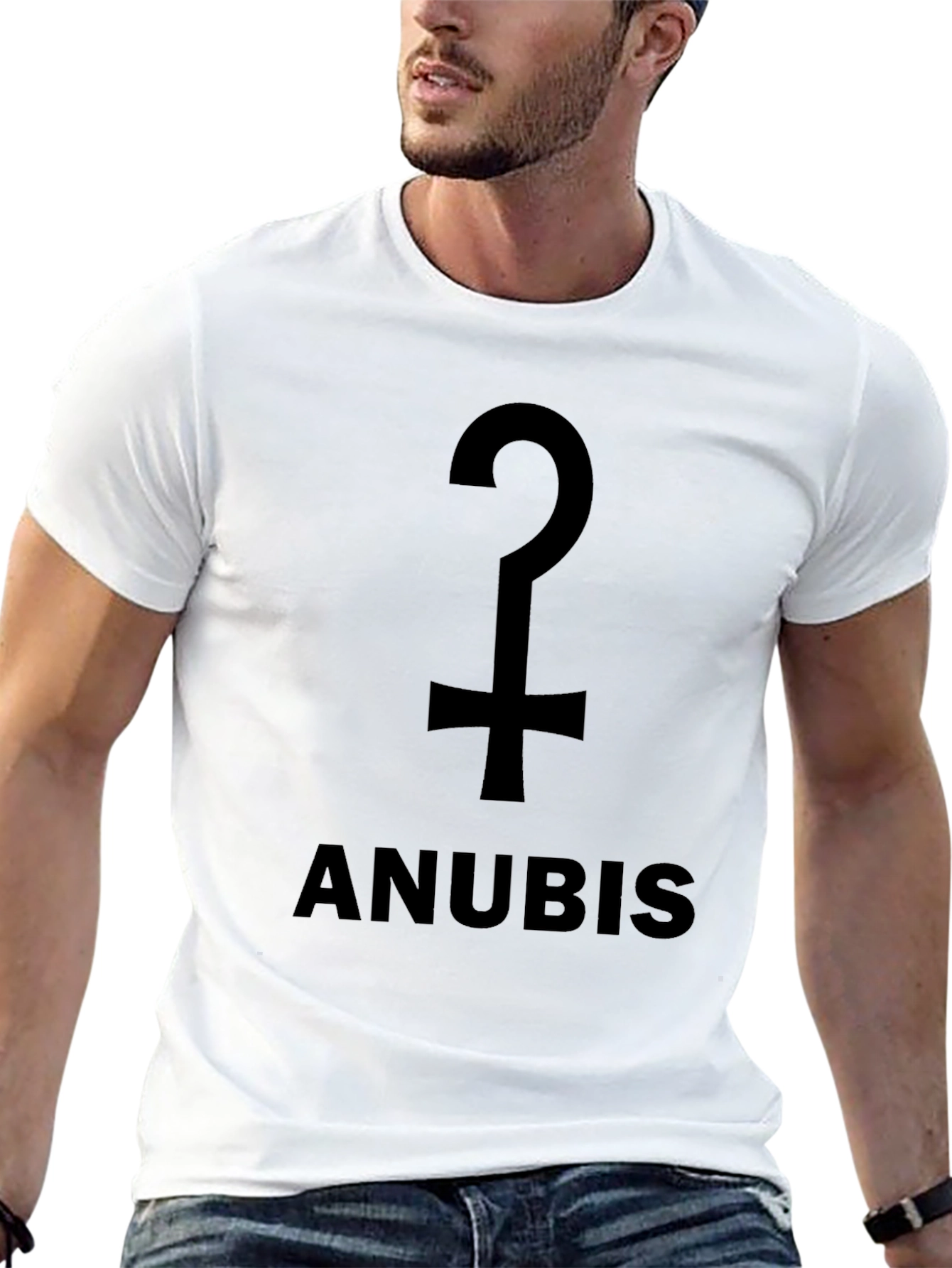 Anubis Symbol T-Shirt - Egyptian God Design
