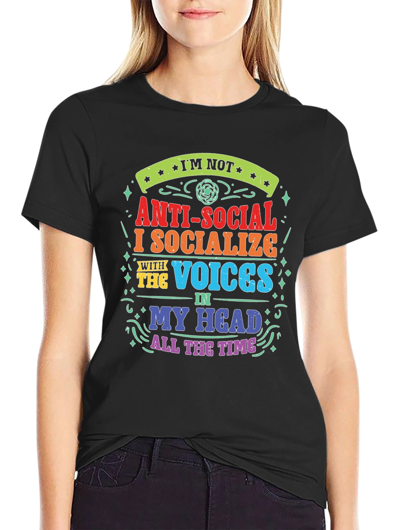 Anti-Social Voices in My Head T-Shirt