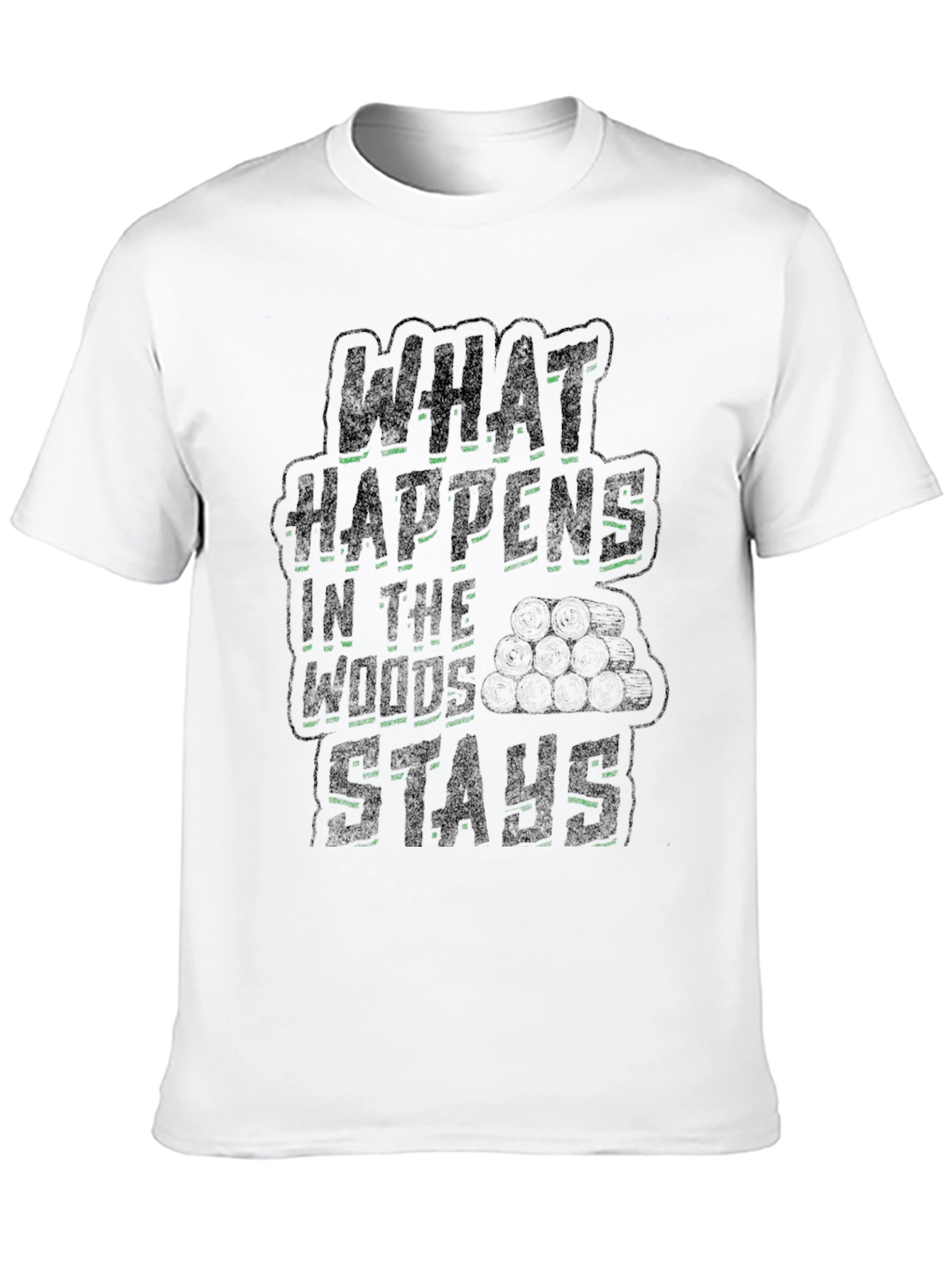 What Happens In The Woods Graphic Tee