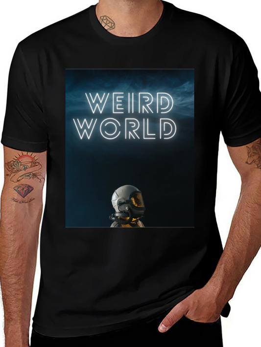 Weird World Astronaut Graphic Tee