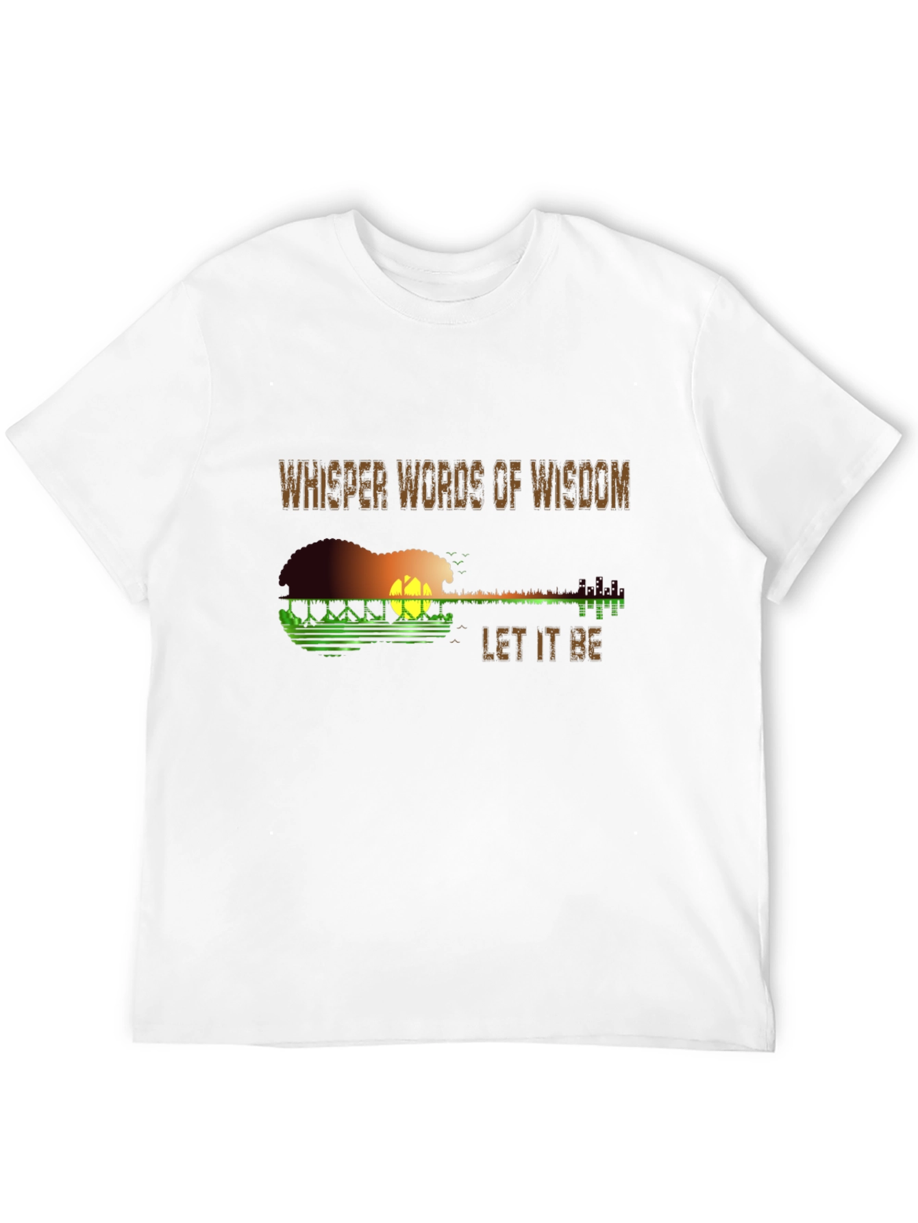 Whisper Words T-Shirt - Guitar Design