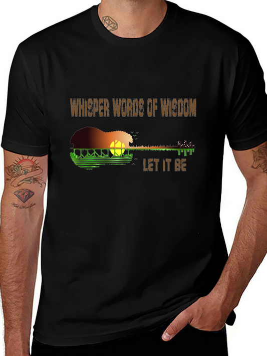 Whisper Words T-Shirt - Guitar Design