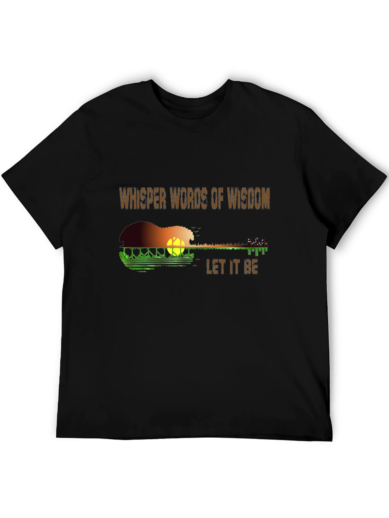 Whisper Words T-Shirt - Guitar Design