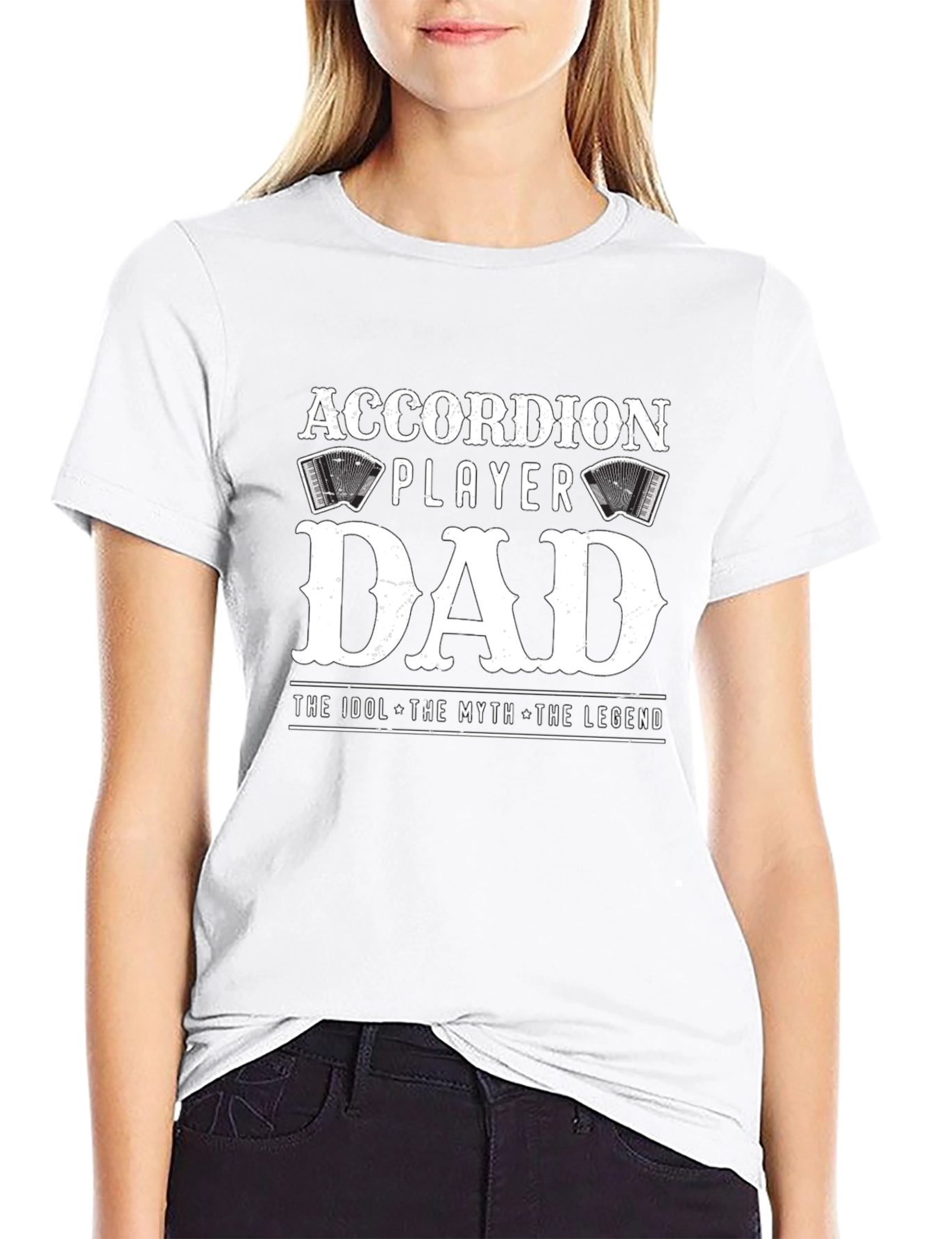 Accordion Player Dad T-Shirt