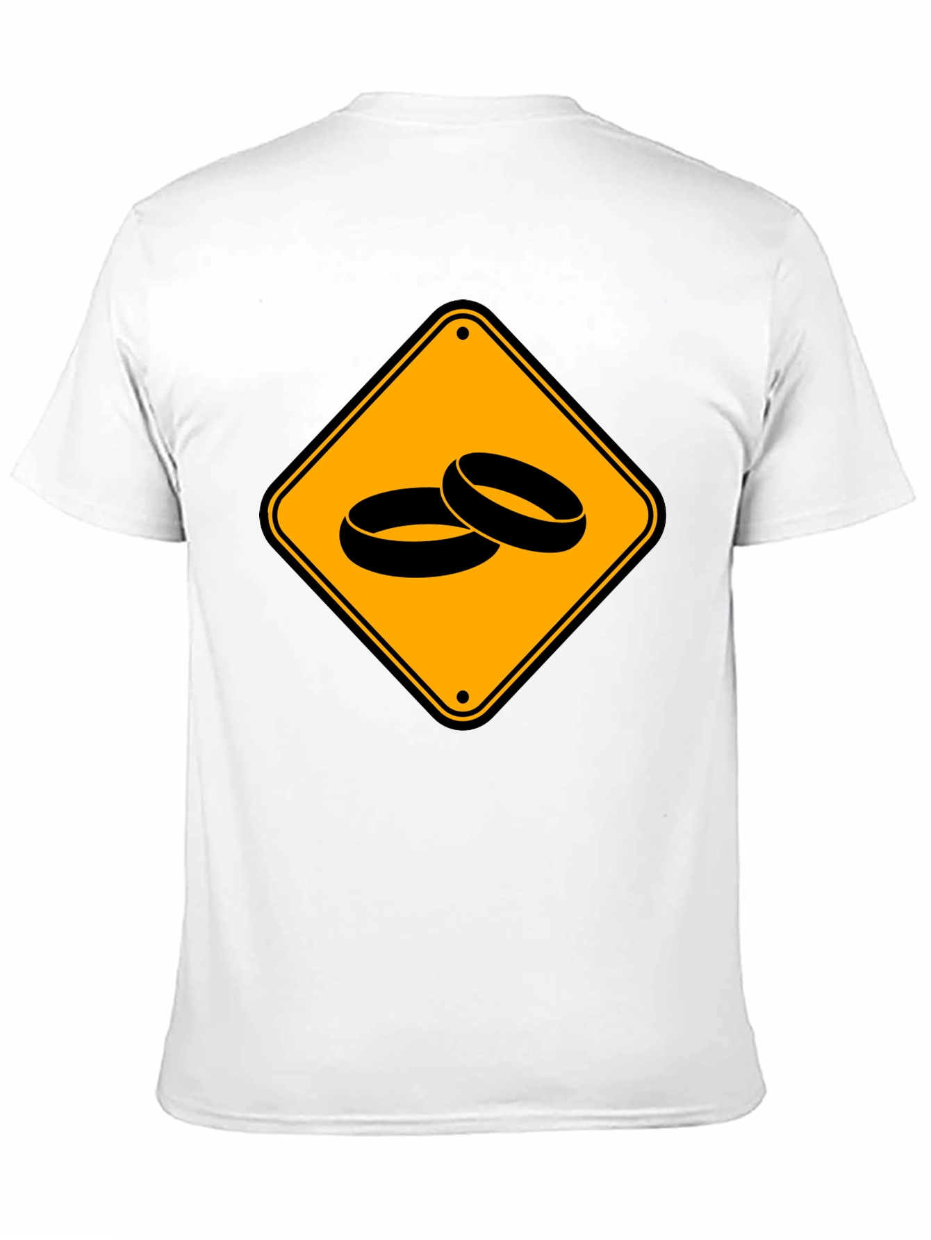 Warning Wedding Ahead Black T-Shirt