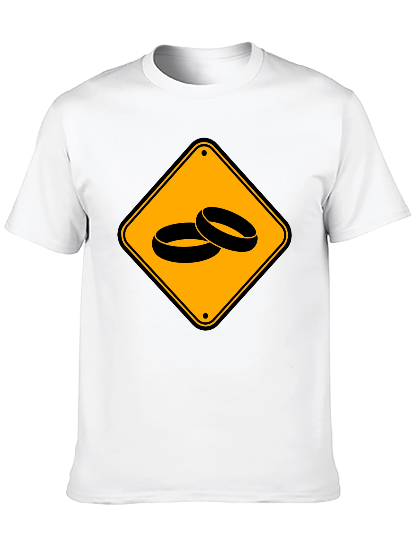 Warning Wedding Ahead Black T-Shirt