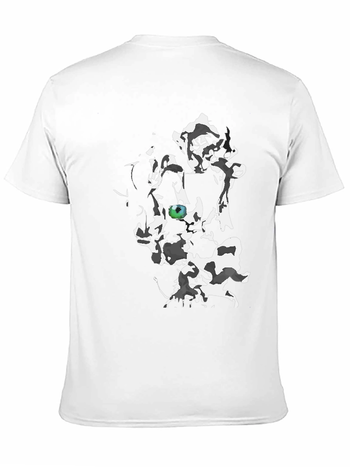 Abstract Eye Graphic Black T-Shirt