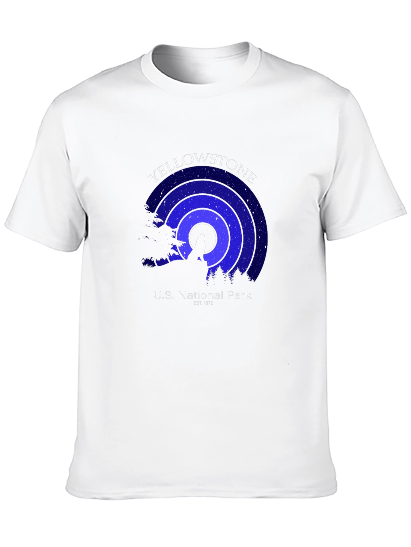 Yellowstone National Park Black Graphic Tee