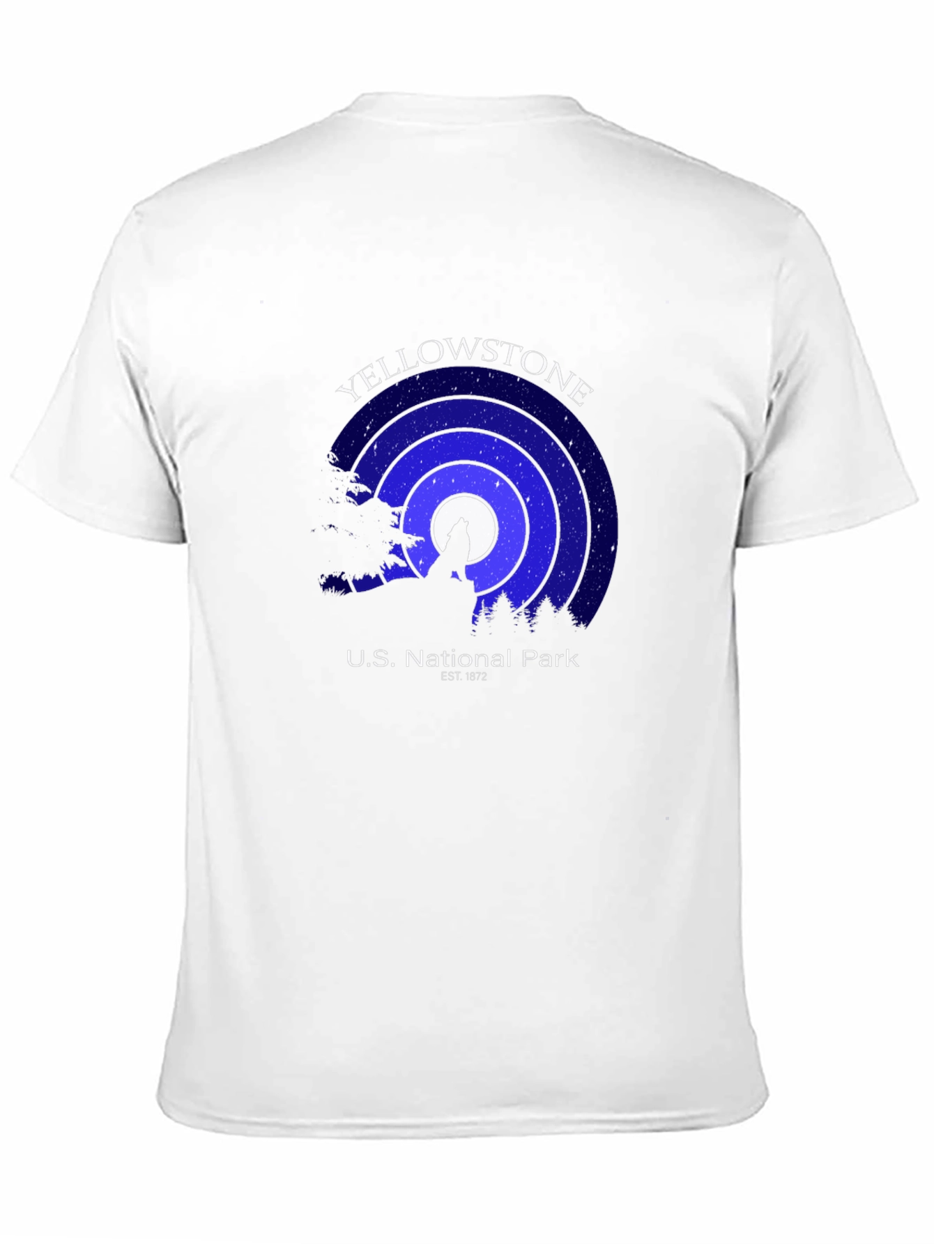 Yellowstone National Park Black Graphic Tee