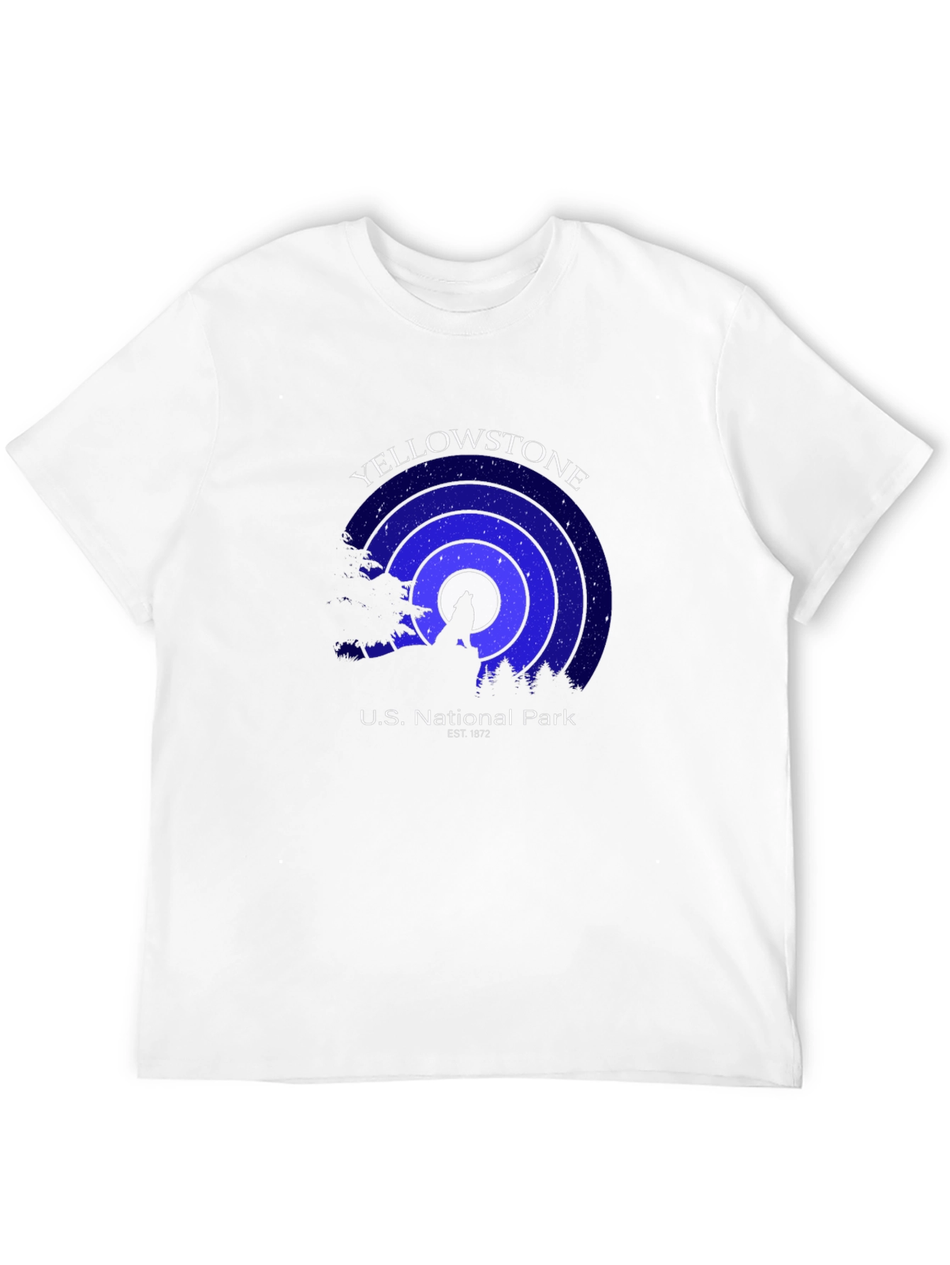 Yellowstone National Park Black Graphic Tee
