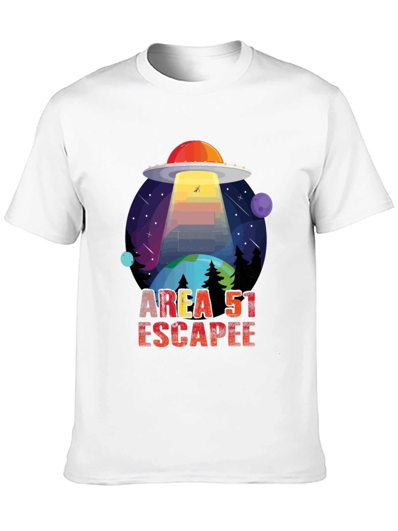 Area 51 Escapee UFO Graphic Tee