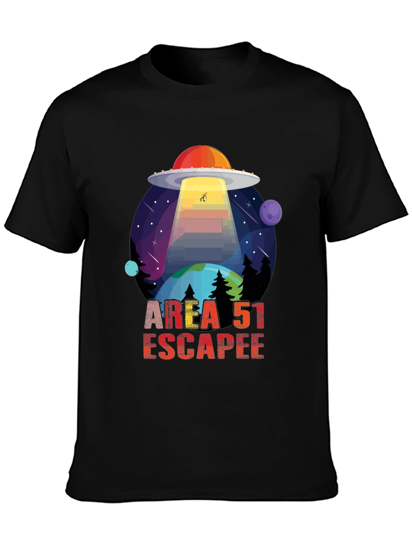Area 51 Escapee UFO Graphic Tee