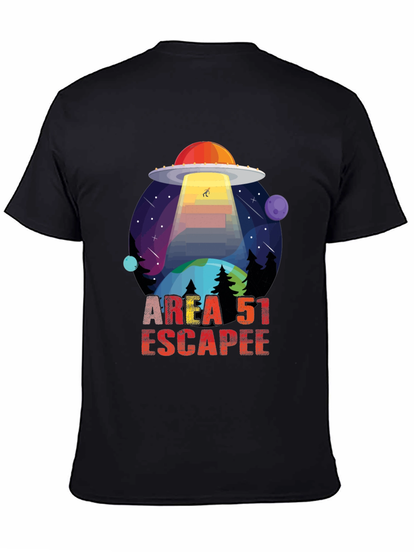 Area 51 Escapee UFO Graphic Tee