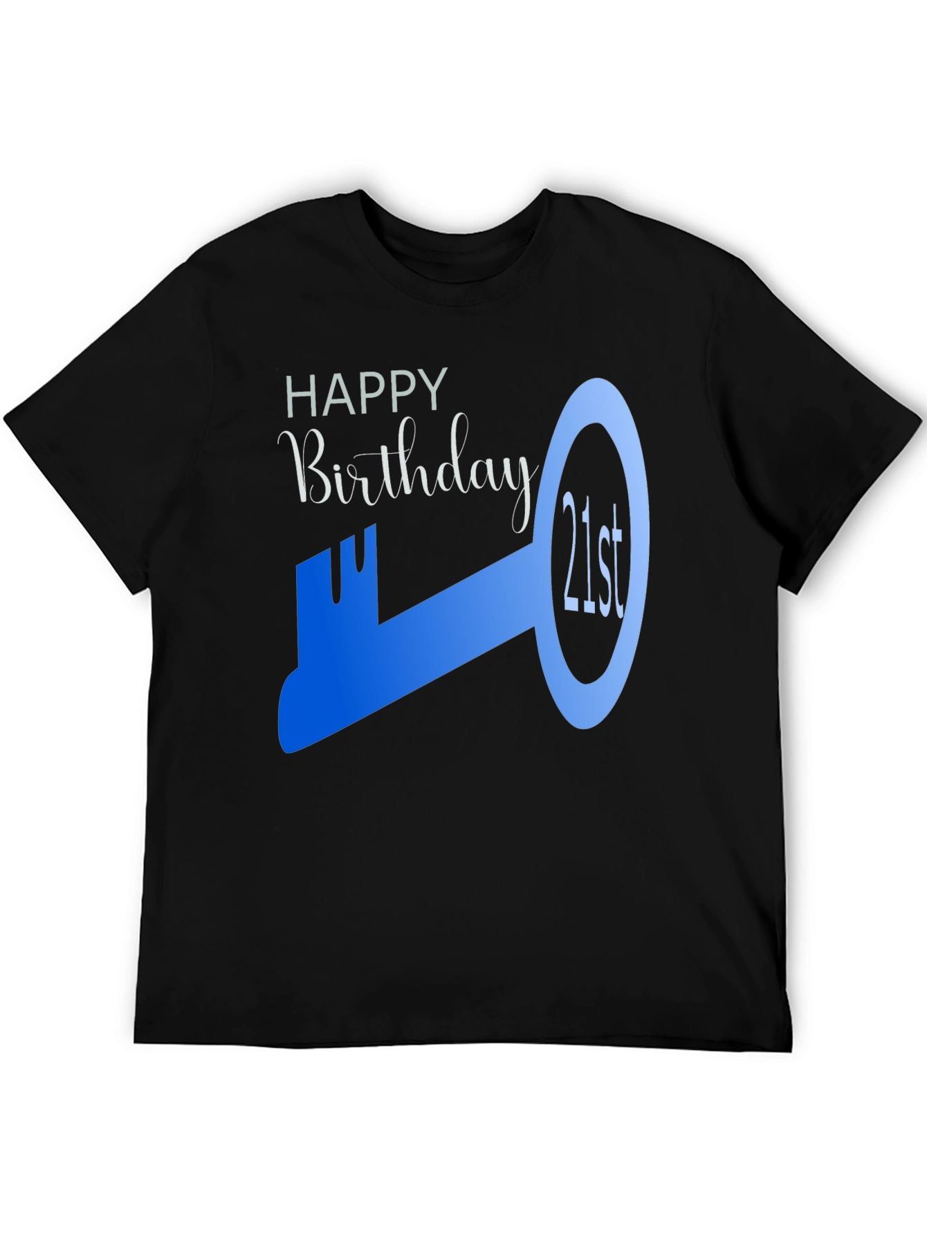 21st Birthday Key Graphic T-Shirt