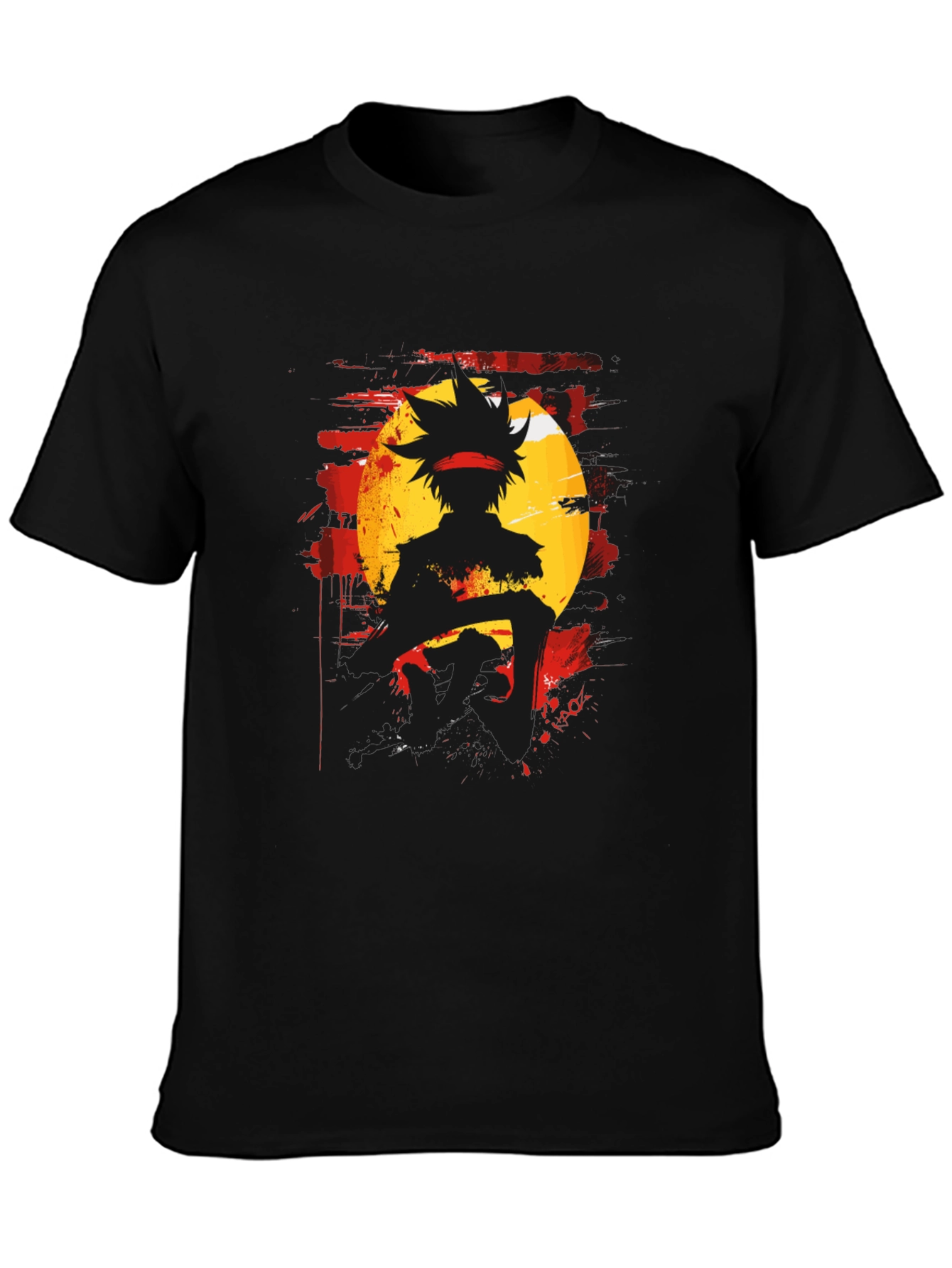Anime Silhouette Graphic Tee