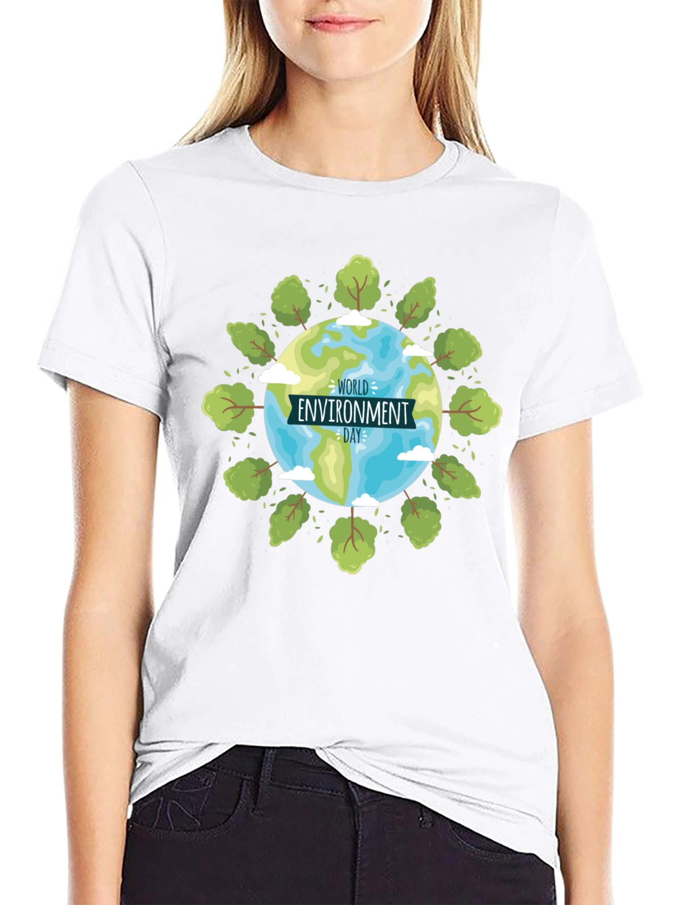 World Environment Day Graphic Black T-Shirt