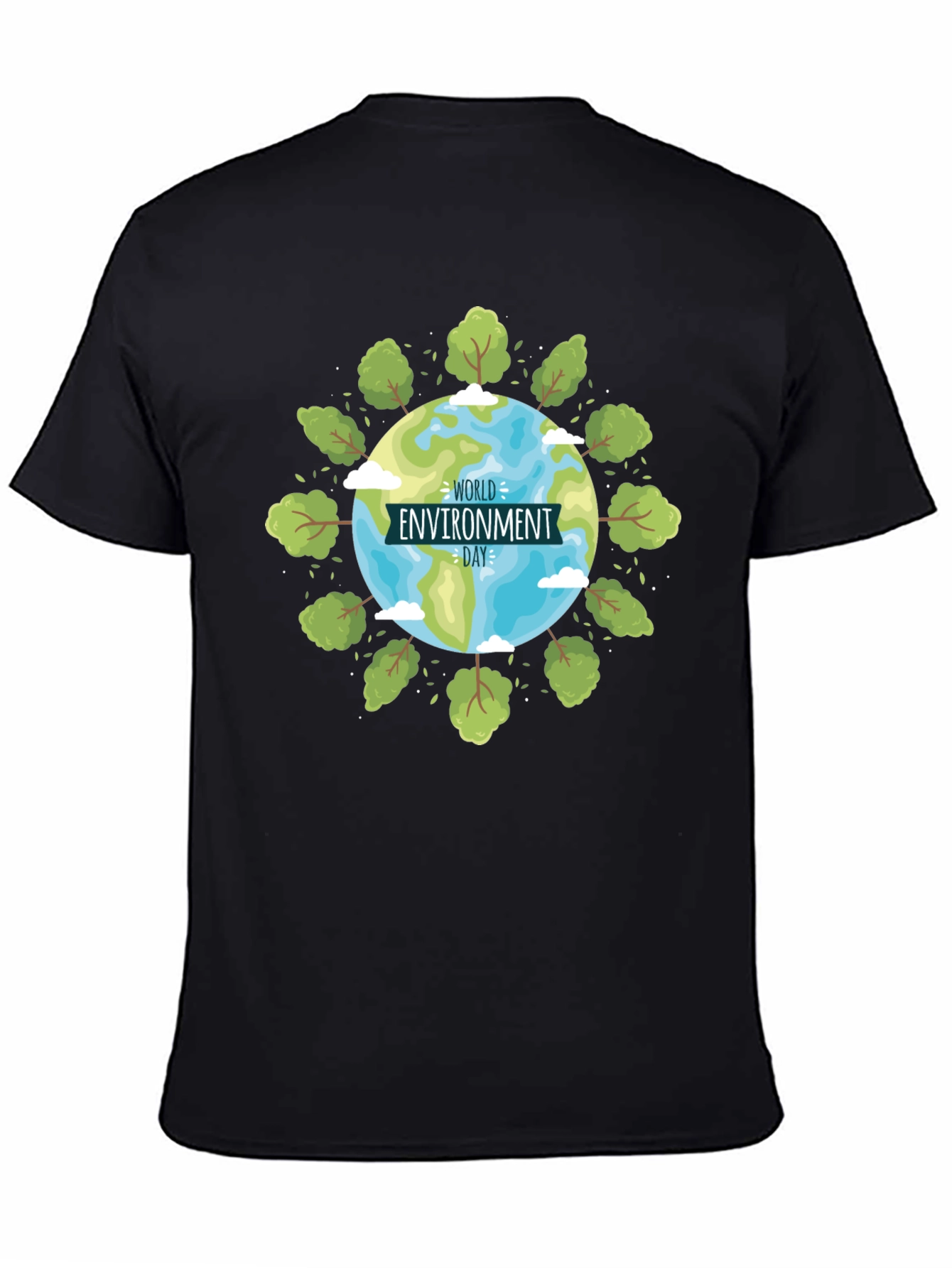 World Environment Day Graphic Black T-Shirt