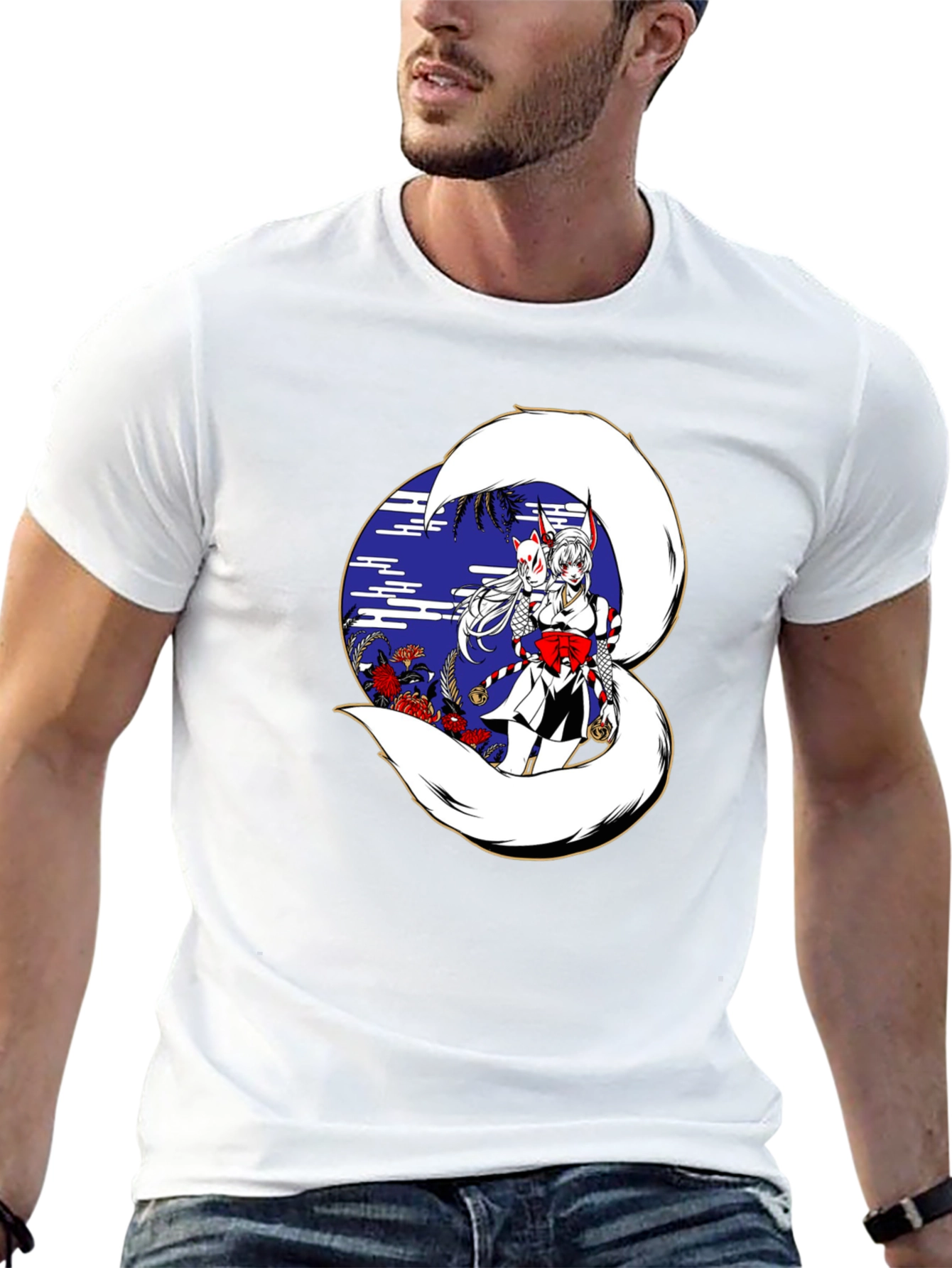 Anime Kitsune T-Shirt