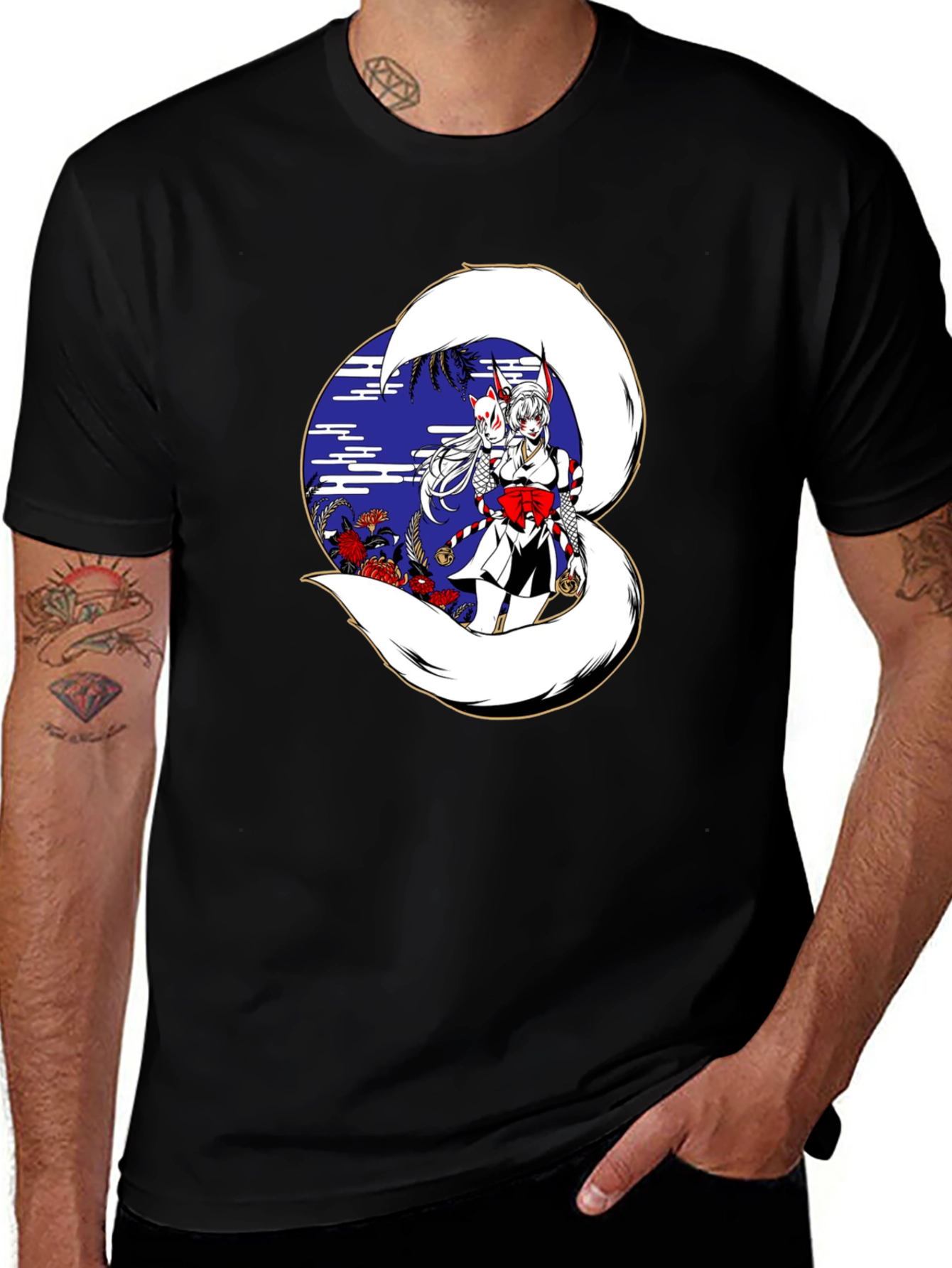 Anime Kitsune T-Shirt