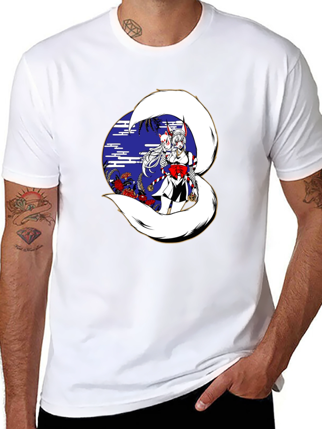 Anime Kitsune T-Shirt