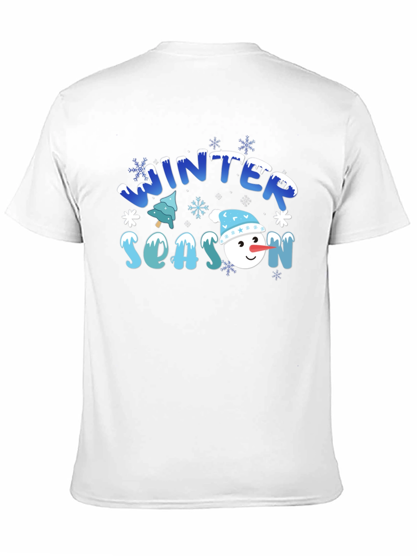 Winter Season Snowman Graphic Tee
