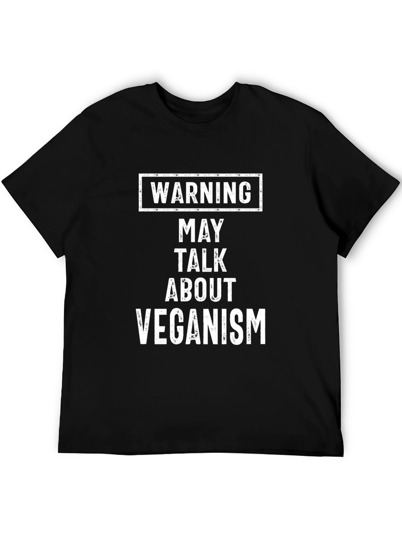 Warning May Talk About Veganism Graphic Tee